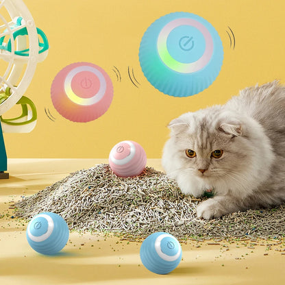 Electric Self Moving Ball Cat Toy