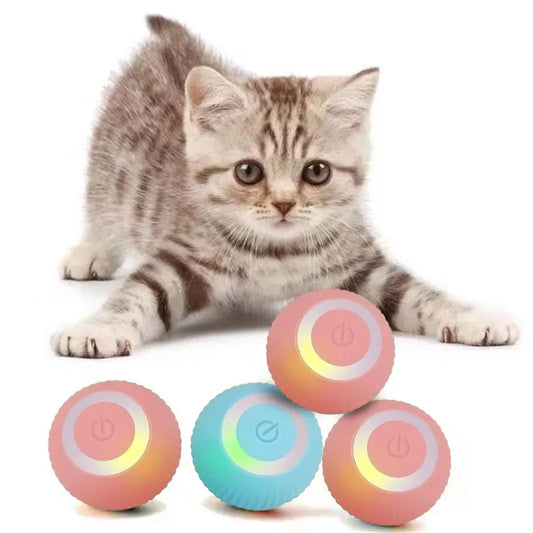 Electric Self Moving Ball Cat Toy